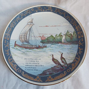 Stavangerflint Norge Palangs Collector Plate Jonas Hinna